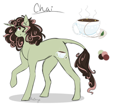 Size: 2300x2000 | Tagged: safe, artist:pixelberrry, oc, oc only, oc:chai, pony, unicorn, horn, male, simple background, solo, stallion, transparent background