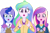 Size: 3856x2520 | Tagged: safe, edit, edited screencap, editor:mrtoonlover83, screencap, dean cadance, princess cadance, princess celestia, princess luna, principal celestia, vice principal luna, equestria girls, g4, my little pony equestria girls: friendship games, background removed, female, not a vector, simple background, transparent background