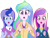 Size: 3289x2520 | Tagged: safe, edit, edited screencap, editor:mrtoonlover83, screencap, dean cadance, princess cadance, princess celestia, princess luna, principal celestia, vice principal luna, human, equestria girls, g4, my little pony equestria girls: friendship games, background removed, female, not a vector, simple background, transparent background, wrong aspect ratio