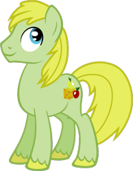 Size: 543x701 | Tagged: safe, artist:cloudy glow, wensley, earth pony, pony, g4, apple family member, male, simple background, solo, stallion, transparent background, unshorn fetlocks, vector