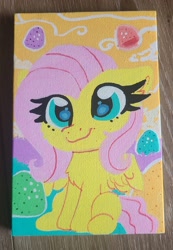 Size: 2268x3286 | Tagged: safe, artist:lbrcloud, part of a set, fluttershy, pegasus, pony, g4, solo, traditional art