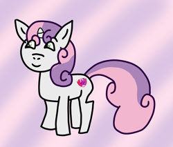 Size: 3000x2560 | Tagged: safe, artist:sleeplesseevee, sweetie belle, pony, unicorn, g4, alternate cutie mark, female, filly, foal, high res, horn, smiling, solo, the cmc's cutie marks
