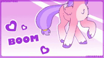 Size: 1280x720 | Tagged: safe, artist:sekuponi, oc, oc only, oc:blush rush, pegasus, pony, :3, :p, animated, banana, bed, bedroom eyes, blushing, butt, butt fluff, cheek fluff, chest fluff, cute, dancing, eyes closed, featureless crotch, female, fluffy, food, heart, hoof hold, kicking, leg fluff, looking at you, lying down, mare, mouth hold, music, nom, ocbetes, on back, on side, one eye closed, pillow, plot, prone, raised hoof, raised leg, seductive pose, sitting, smiling, solo, sound, spread legs, spread wings, spreading, sultry pose, text, tongue out, underhoof, unshorn fetlocks, vengaboys, video, webm, wing fluff, wings, wink
