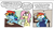 Size: 2415x1296 | Tagged: safe, artist:punkittdev, fluttershy, rainbow dash, pegasus, pony, rabbit, g4, animal, computer, dialogue, eyebrows, eyebrows visible through hair, female, horsecomix, mare, narrowed eyes, open mouth, open smile, smiling, speech bubble