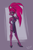 Size: 2000x3000 | Tagged: safe, artist:reine morte shi, tempest shadow, human, equestria girls, g4, alternate hairstyle, bracelet, clothes, collar, dress, equestria girls-ified, high heels, jewelry, ponytail, shoes, storm king's emblem, thigh bands