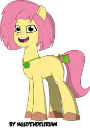 Size: 5614x7981 | Tagged: safe, artist:nguyendeliriam, posey bloom, earth pony, pony, g5, my little pony: tell your tale, alternate hairstyle, female, looking at you, mare, open mouth, simple background, solo, transparent background