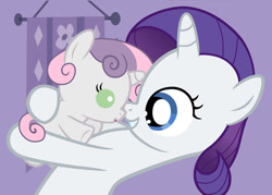 Size: 1024x732 | Tagged: safe, artist:beavernator, rarity, sweetie belle, pony, unicorn, g4, :o, baby, baby belle, baby pony, beavernator is trying to murder us, belle sisters, cute, diasweetes, female, filly, filly rarity, foal, horn, open mouth, raribetes, show accurate, siblings, sisters, smiling, younger