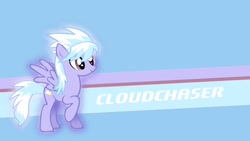 Size: 1191x670 | Tagged: safe, artist:theunsespectedbrony, cloudchaser, pegasus, pony, g4, female, mare, solo, wallpaper