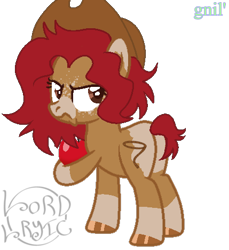Size: 429x469 | Tagged: safe, artist:lordlyric, oc, oc only, oc:maplelasso, earth pony, base artist:gnil', base used, butt, female, mare, plot, simple background, solo, transparent background