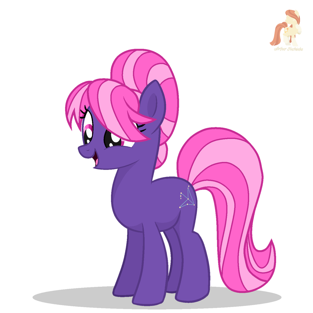 Vivid Raspberry Mlp #3331129 - safe, artist:r4hucksake, oc, oc:vivid nebula, earth pony ...