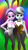 Size: 1080x1920 | Tagged: safe, artist:oatmeal!, part of a set, diamond tiara, silver spoon, human, equestria girls, g4, 3d, accessory swap, bowtie, bunny ears, bunny girl, bunny suit, clothes, costume, duo, duo female, easter, female, gmod, gradient background, hand on hip, holding each other, holiday, leaning forward, leotard, looking at you, older, older diamond tiara, older silver spoon, rainbow, spread legs, spreading, tight clothing, tights, touching