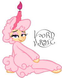 Size: 346x433 | Tagged: safe, artist:lordlyric, oc, oc only, oc:wick, llama, pony, base artist needed, base used, butt, butt focus, female, plot, simple background, solo, transparent background