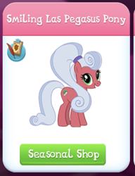 Size: 521x680 | Tagged: safe, gameloft, silver waves, earth pony, pony, g4, female, game screencap, las pegasus resident, mare, solo