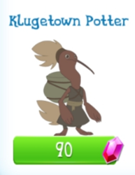 Size: 293x380 | Tagged: safe, gameloft, screencap, g4, kiwi (bird), klugetown potter, klugetown wool seller, klugetowner, unnamed character, unnamed klugetowner