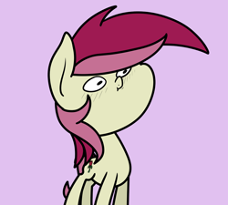 Size: 2048x1845 | Tagged: safe, artist:ewoudcponies, roseluck, earth pony, pony, g4, female, pink background, simple background, solo