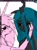 Size: 1535x2048 | Tagged: safe, artist:blvdswirls, princess cadance, queen chrysalis, changeling, changeling queen, pony, unicorn, anthro, g4, duo, horn, sketch, wip