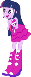 Size: 1702x4115 | Tagged: safe, artist:fireluigi29, twilight sparkle, human, equestria girls, g4, my little pony equestria girls, boots, fall formal outfits, shoes, simple background, solo, transparent background, vector