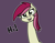 Size: 2048x1591 | Tagged: safe, artist:ewoudcponies, roseluck, earth pony, pony, female, long neck, purple background, simple background, solo