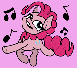 Size: 2048x1815 | Tagged: safe, artist:ewoudcponies, pinkie pie, earth pony, pony, g4, female, pink background, simple background, solo