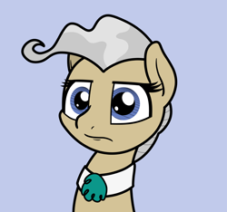 Size: 2048x1917 | Tagged: safe, artist:ewoudcponies, mayor mare, earth pony, pony, g4, bust, female, gray background, portrait, simple background, solo