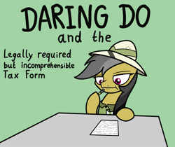Size: 2048x1718 | Tagged: safe, artist:ewoudcponies, daring do, pegasus, pony, g4, female, green background, horse taxes, simple background