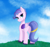 Size: 2646x2480 | Tagged: safe, artist:tempestshine, queen haven, pegasus, pony, g5, butt, cloud, dock, ear fluff, female, grass, havenbutt, looking at you, looking back, missing accessory, plot, smiling, smiling at you, solo, tail