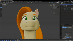 Size: 1920x1080 | Tagged: safe, artist:darbarri, oc, oc only, 3d, animated, blender, female, mare, model, solo, video