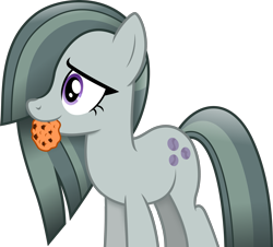 Size: 3299x2988 | Tagged: safe, artist:anime-equestria, marble pie, earth pony, pony, g4, cookie, female, food, high res, mare, mouth hold, simple background, solo, transparent background, vector