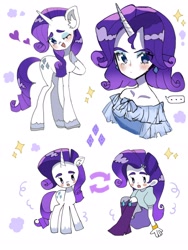 Size: 1536x2048 | Tagged: safe, artist:m09160, rarity, human, equestria girls, g4, bare shoulders, belt, boots, clothes, dress, female, high heel boots, horn, horned humanization, humanized, shirt, shoes, simple background, skirt, white background