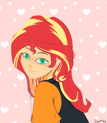 Size: 1788x2048 | Tagged: safe, artist:film77asq, sunset shimmer, equestria girls, g4, female, smiling, solo