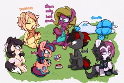 Size: 3306x2228 | Tagged: safe, artist:lou, oc, oc only, oc:varan, pony, female, male, mare