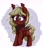 Size: 1872x2200 | Tagged: safe, artist:lou, oc, oc only, bat pony, pony, bat pony oc, cute, ear tufts, eeee, fangs, female, freckles, frown, mare, neckerchief, nervous, nose wrinkle, ocbetes, solo