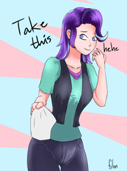 Size: 2102x2828 | Tagged: safe, artist:film77asq, starlight glimmer, human, equestria girls, g4, female, human coloration, solo