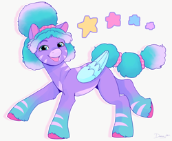 Size: 3838x3133 | Tagged: safe, artist:daisy_marshmallow, oc, oc only, pegasus, zebra, looking at you, pegasus oc, smiling, smiling at you, zebra oc