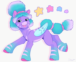 Size: 3838x3133 | Tagged: safe, artist:daisy_marshmallow, oc, oc only, pegasus, zebra, looking at you, pegasus oc, smiling, smiling at you, solo, zebra oc