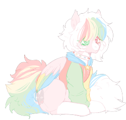 Size: 1208x1144 | Tagged: safe, artist:lonecrystalcat, oc, oc only, pegasus, pony, clothes, female, mare, pegasus oc, simple background, sitting, solo, sweater, transparent background