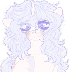 Size: 1145x1208 | Tagged: safe, artist:lonecrystalcat, oc, oc only, pony, unicorn, female, horn, mare, simple background, solo, transparent background