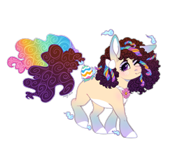 Size: 1349x1139 | Tagged: safe, artist:shady-bush, oc, oc only, original species, pony, scented pony, easter, easter egg, female, mare, simple background, solo, transparent background
