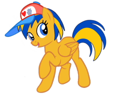 Size: 2048x1536 | Tagged: safe, artist:ry-bluepony1, oc, oc only, oc:flare spark, pegasus, g4, cap, female, flarebetes, hat, simple background, solo, transparent background