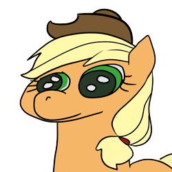 Size: 1024x1024 | Tagged: safe, applejack, earth pony, pony, g4, female, mare, numget, simple background, solo, transparent background