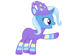 Size: 2974x2269 | Tagged: safe, artist:lizzmcclin, trixie, unicorn, g4, animal costume, bunny costume, bunny ears, clothes, costume, female, hat, horn, simple background, solo, transparent background, trixie's hat
