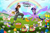 Size: 3000x2000 | Tagged: safe, artist:andoanimalia, artist:creaciones-jean, artist:misty114, artist:user15432, twilight sparkle, alicorn, rabbit, g4, animal, basket, chick, colored wings, crossover, easter, easter 2024, easter basket, easter bunny, easter egg, egg, female, happy easter, holiday, kingdom hearts, looking at you, male, multicolored wings, open mouth, open smile, rainbow, rainbow wings, smiling, sora, twilight sparkle (alicorn), wing bling, wings