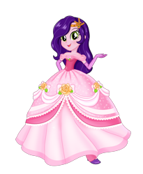 Size: 2880x3508 | Tagged: safe, artist:rainshadow, pipp petals, human, equestria girls, g4, g5, alternate hairstyle, beautiful, clothes, diadem, dress, equestria girls-ified, evening gloves, g5 to equestria girls, g5 to g4, generation leap, gloves, gown, high heels, high res, jewelry, long gloves, looking at you, open mouth, open smile, petticoat, princess, princess costume, princess pipp petals, regalia, shoes, simple background, smiling, smiling at you, solo, transparent background