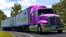 Size: 1920x1080 | Tagged: safe, artist:owlcat, derpy hooves, g4, american truck simulator