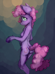 Size: 2448x3264 | Tagged: safe, artist:ruby, oc, oc only, oc:fuzz, earth pony, anthro, arm hooves, breasts, female, freckles, high res, solo, unshorn fetlocks