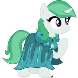 Size: 2048x2048 | Tagged: safe, artist:reececup11, clover the clever, pony, unicorn, g4, base used, cloak, cloaked, clothes, clover the clever's cloak, female, founders of equestria, generation leap, green mane, headcanon, horn, magic, mare, purple eyes, short mane, signature, simple background, smiling, solo, transparent background, wavy mane, wizard, wizard robe