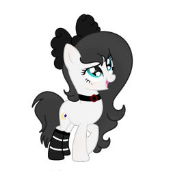Size: 1024x1024 | Tagged: safe, artist:flutterio1, oc, oc only, oc:ivory nightlight, earth pony, 2024 community collab, derpibooru community collaboration, simple background, solo, transparent background