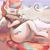 Size: 3000x3000 | Tagged: safe, artist:ruby, zipp storm, pegasus, semi-anthro, g5, butt, cloud, female, high res, hug, human shoulders, mare, on a cloud, pillow, pillow hug, plot, sitting, solo, thighs, thunder thighs