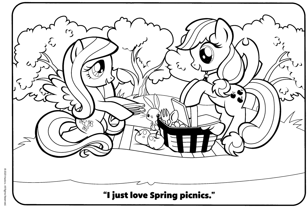 #3316391 - safe, angel bunny, applejack, fluttershy, earth pony ...