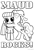 Size: 2057x3029 | Tagged: safe, maud pie, pinkie pie, earth pony, pony, g4, official, bipedal, black and white, coloring book, coloring page, cute, duo, duo female, female, grayscale, grin, heart, hug, mare, monochrome, pun, scan, siblings, simple background, sisters, smiling, text, truth, white background